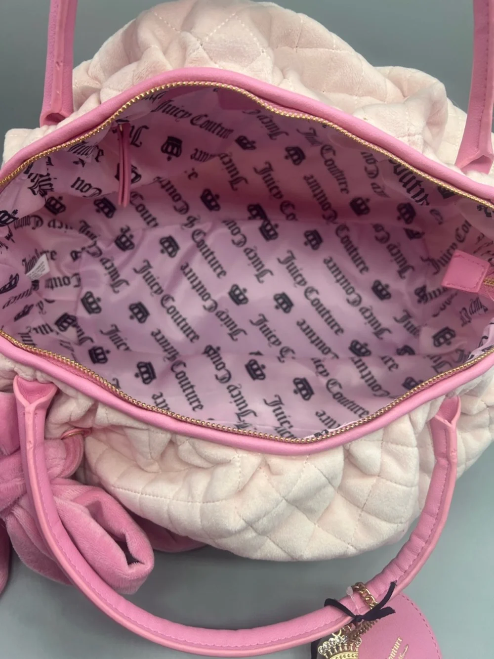 Juicy couture juicy tale bowlers purse